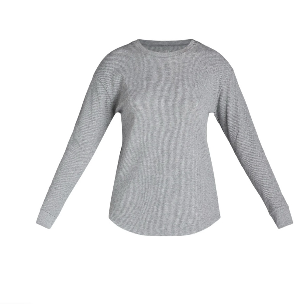 Time and Tru Gray Fitted Long Sleeve Hoodie